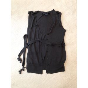 French connection gray vest